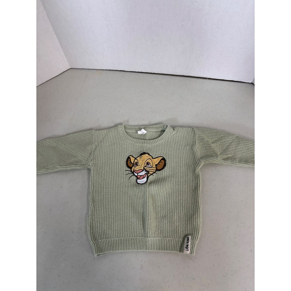 Disney Lion King Simba Sweater & Pixar Dinosaur T-Shirt Bundle Kids Green 12-36M - Picture 5 of 8